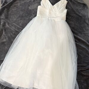 Girls Treasure Elegant White Kids Formal Dress